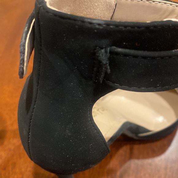 Black Suede Mary Jane Heels - Picture 5 of 7